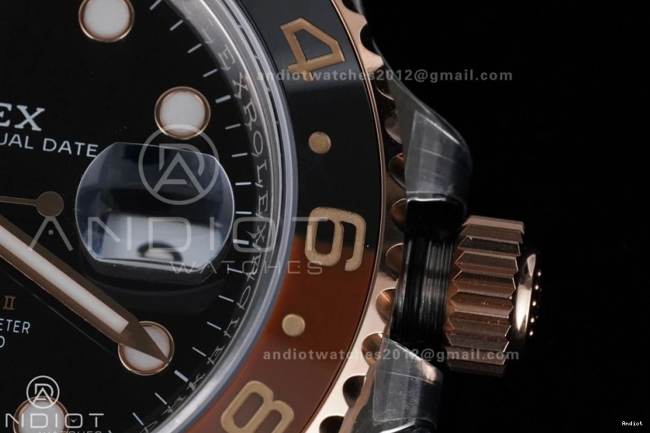 II GMT Bracelet 1:1 RG Master SS ARF Best on Edition V2 904L CHNR New SH3285 SS 126711 0521